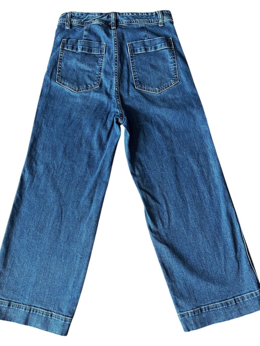 GAP Women’s High Rise Wide Leg Crop Jeans Size 6/28 - Picture 11 of 11
